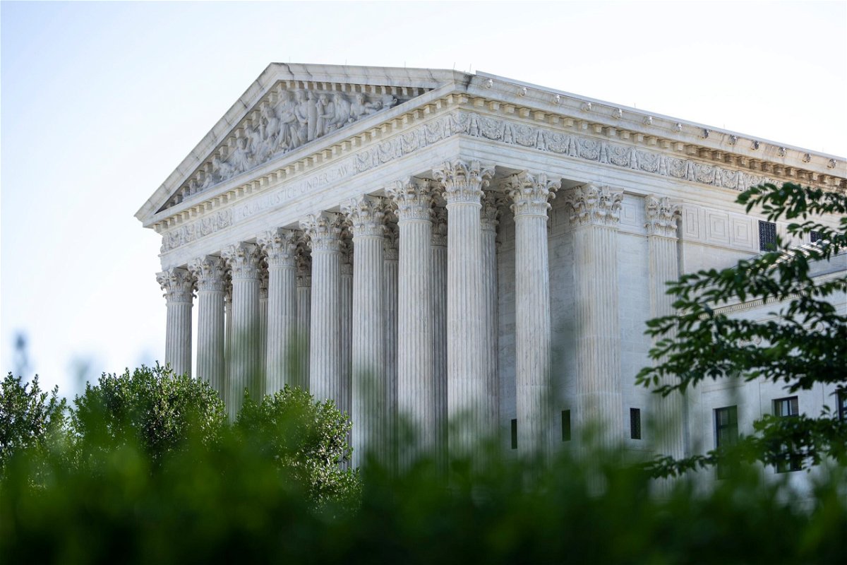 <i>Drew Angerer/Getty Images</i><br/>A view of the U.S. Supreme Court is shown on June 28 in Washington