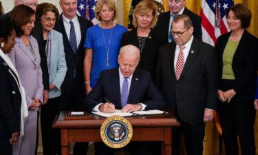 President Joe Biden signs H.R. 1652