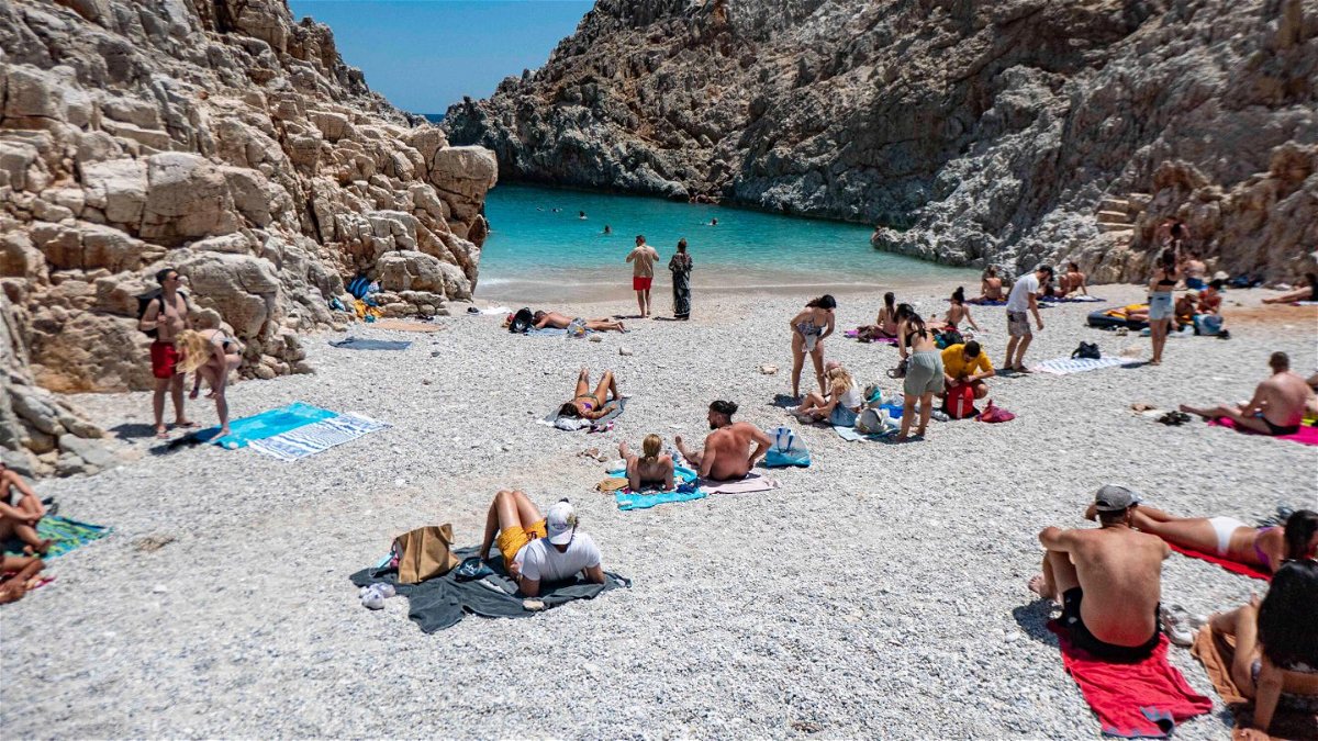<i>Nicolas Economou/NurPhoto/Getty Images</i><br/>The island of Crete is full of spectacular Mediterranean scenes
