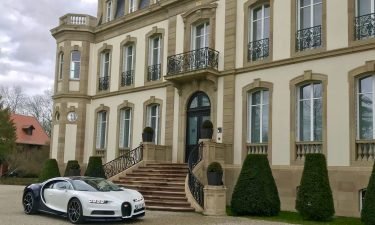 Bugatti Chiron is pictured at Bugatti's headquarters in France.