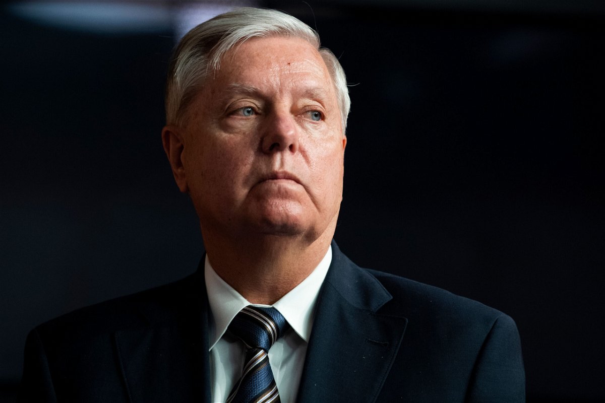 <i>Tom Williams/CQ Roll Call/Getty Images</i><br/>Sen. Lindsey Graham this week injected himself into a dispute at the University of Notre Dame