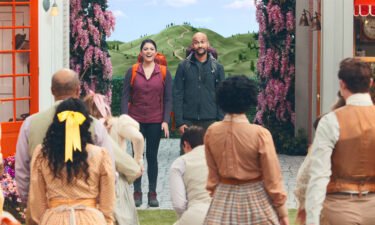 Cecily Strong and Keegan-Michael Key stumble on a musical village in the Apple TV+ series 'Schmigadoon!'