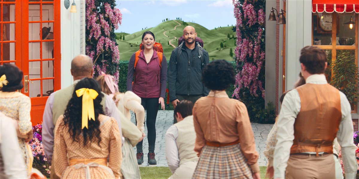 <i>Apple TV+</i><br/>Cecily Strong and Keegan-Michael Key stumble on a musical village in the Apple TV+ series 'Schmigadoon!'