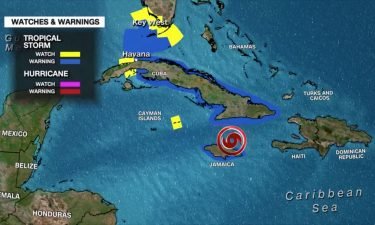 Tropical Storm Elsa is nearing the southern shores of Cuba