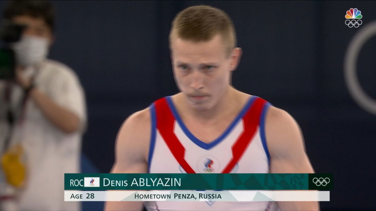 Denis Ablyazin's solid floor routine in team final