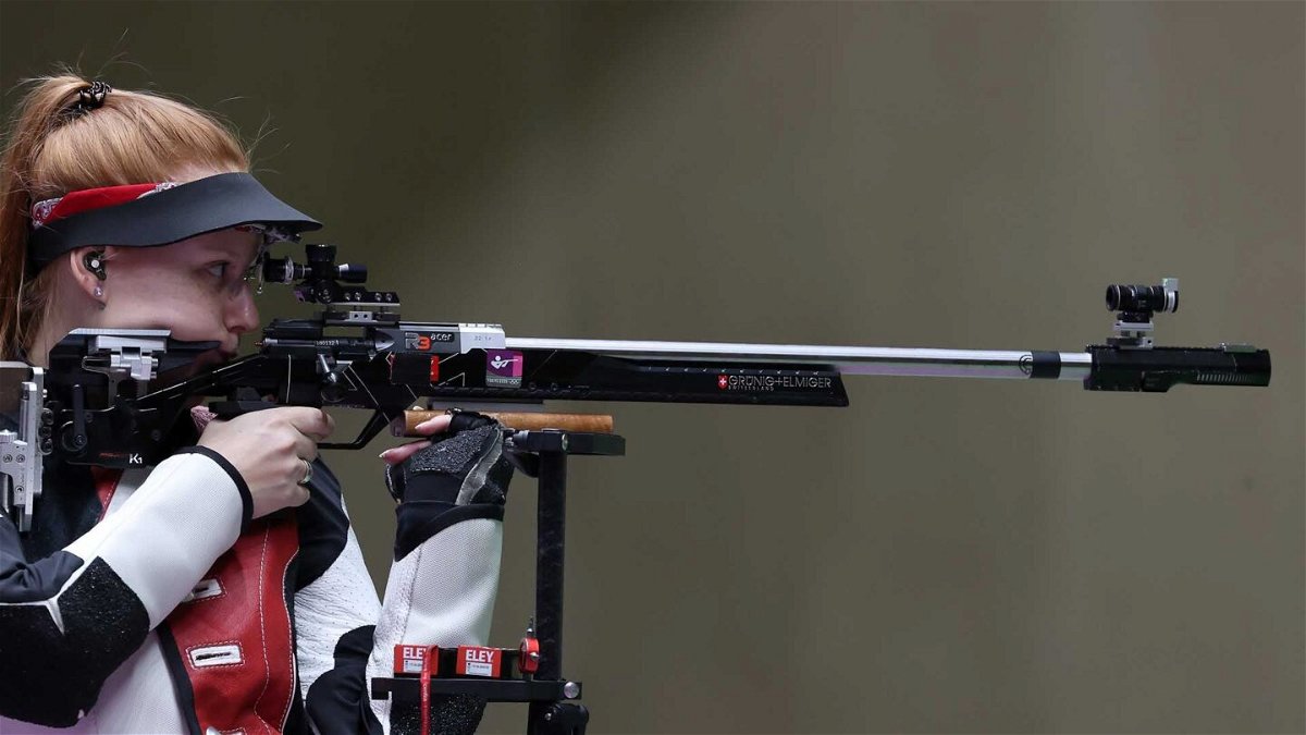 Christen tops charts in women's 50m rifle 3-position