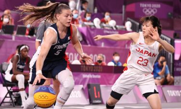 basketball 3x3 game between France and Italy