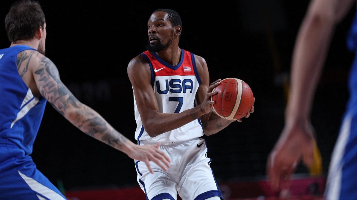 Durant breaks USA men's all-time Olympic scoring record