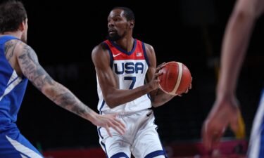 Durant breaks USA men's all-time Olympic scoring record