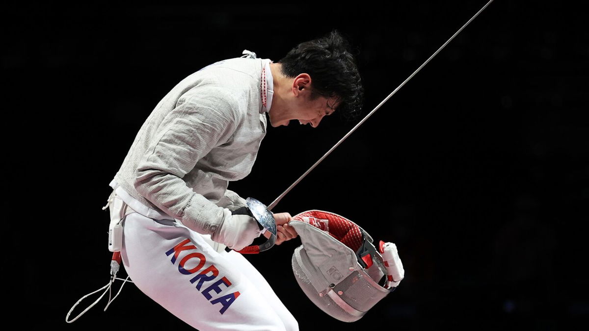 South Korea takes down Italy to win men's team sabre gold