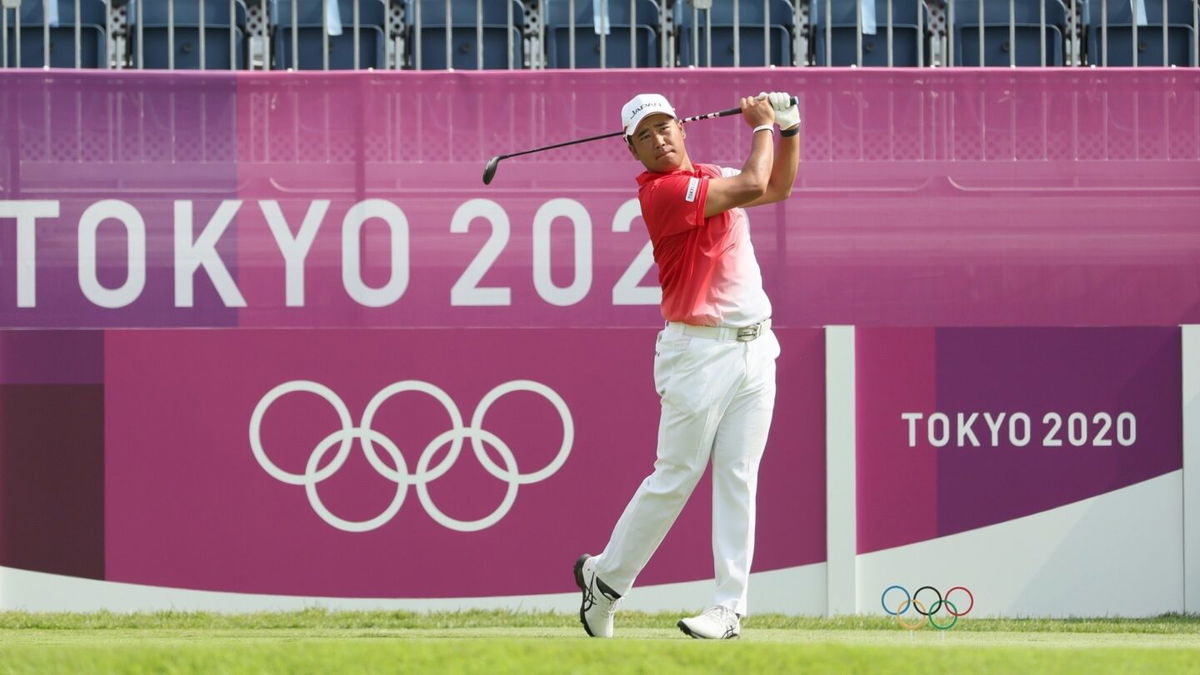 Masters winner Hideki Matsuyama hits opening tee shot