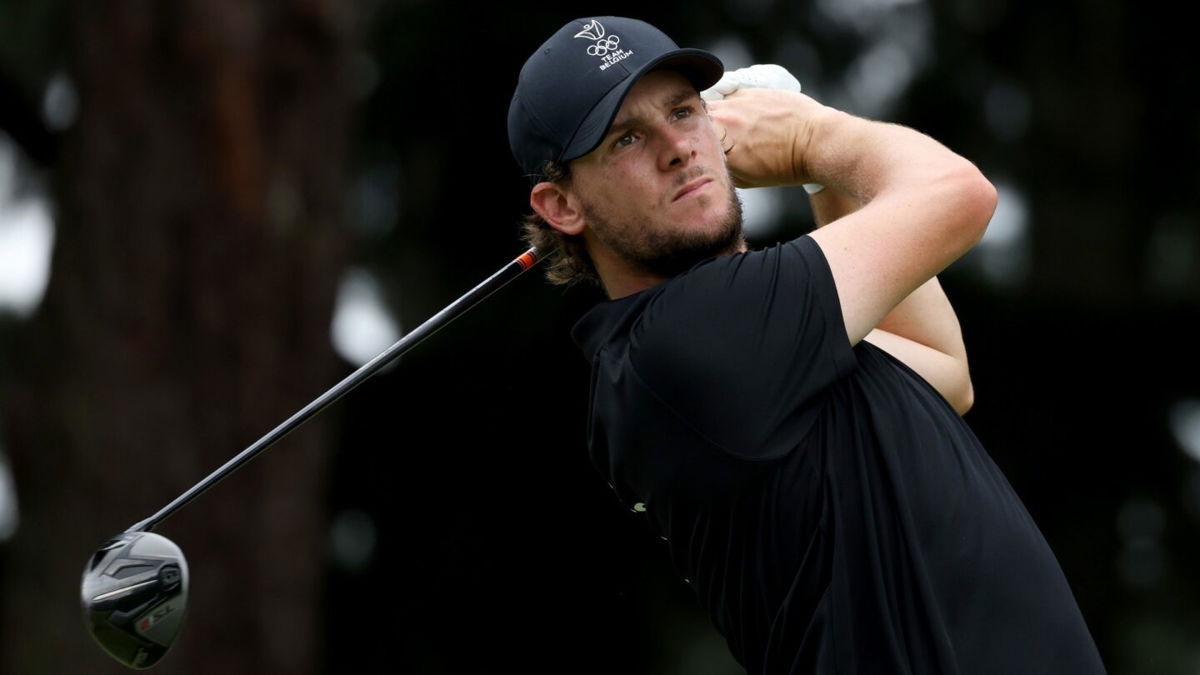 Thomas Pieters holes out for eagle