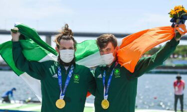 Fintan McCarthy and Paul O'Donovan win gold in double sculls