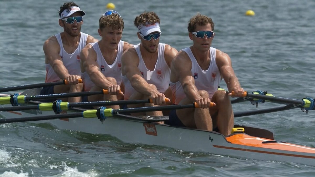 Netherlands wins its 1st Olympic men's quad gold