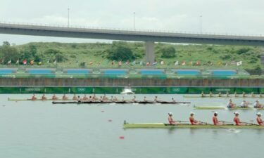 Olympians give their all in the women's eight final