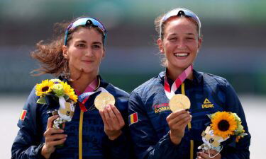 Romania wins first gold of Tokyo regatta in women's double