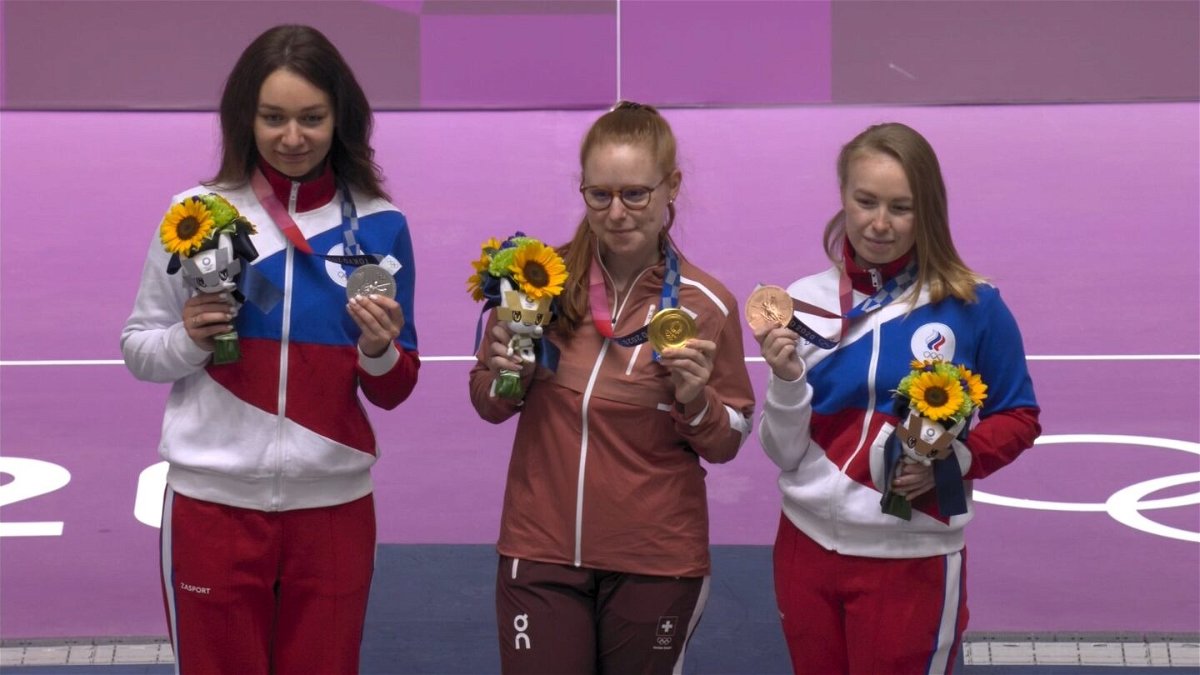 Christen takes gold in women's 50m rifle 3-position
