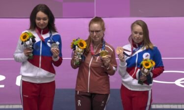 Christen takes gold in women's 50m rifle 3-position