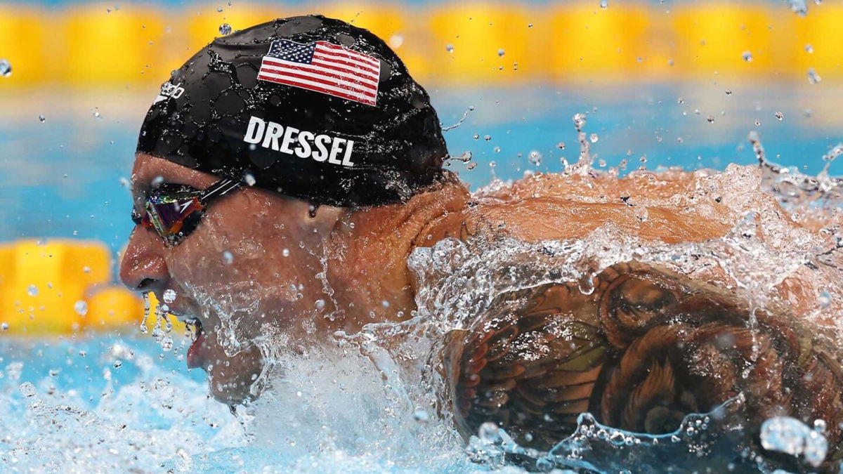 Dressel breaks Olympic record in 100m butterfly