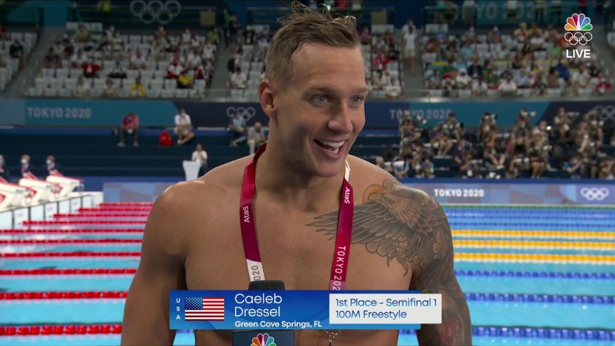 Caeleb Dressel has 'plenty left' for 100m freestyle final