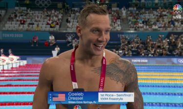 Caeleb Dressel has 'plenty left' for 100m freestyle final