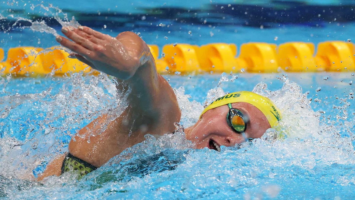 Ariarne Titmus hands Katie Ledecky first Olympic loss in 400 - KTVZ