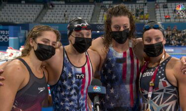 U.S. relay team talks 'resilience' after 4x200 silver