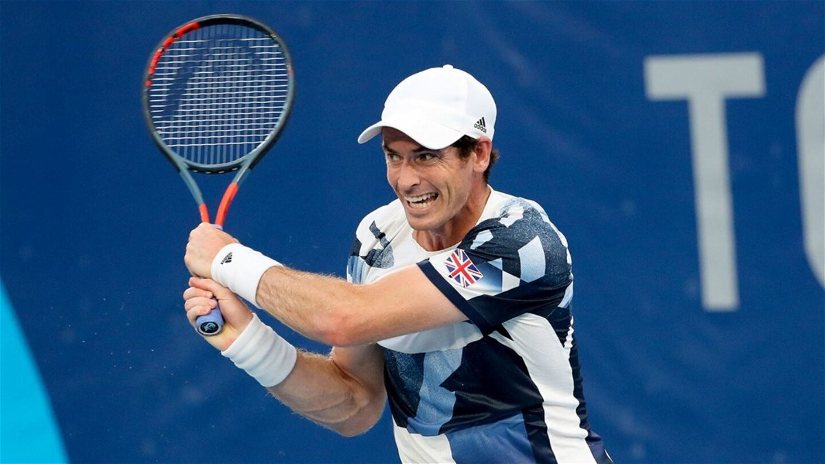 Andy Murray at the 2020 Tokyo Olympics