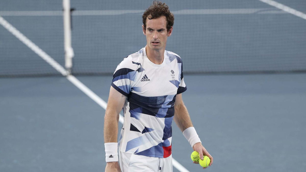 Andy Murray at the 2020 Tokyo Olympics