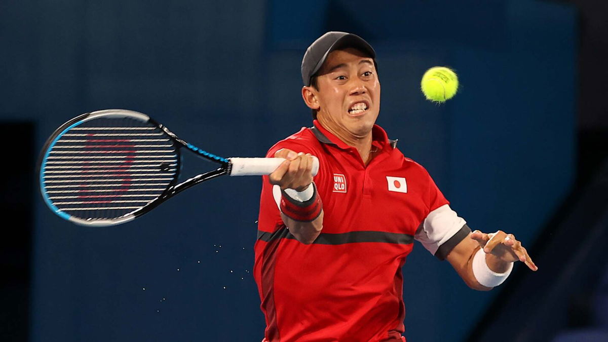 USA's Giron falls to Nishikori in second round