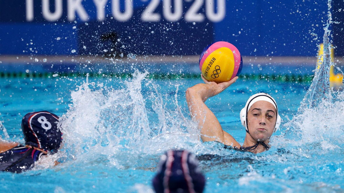 Team USA's Maggie Steffens sets Olympic water polo record