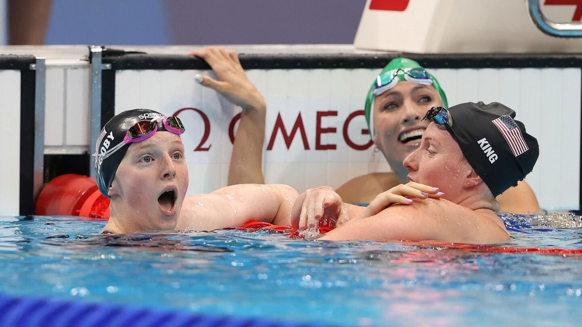 Lydia Jacoby has surge of career to win gold in 100 breast