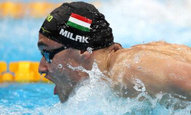 Hungary's Kristof Milak sets 100m butterfly Olympic record
