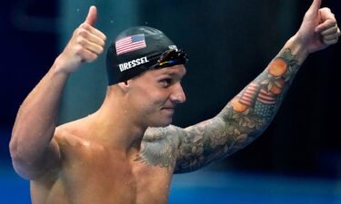 Caeleb Dressel looks to raise his gold medal total to five on Day 9 of swimming at the Tokyo Olympics.