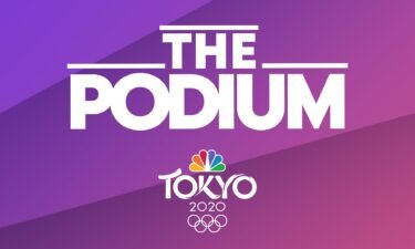 The Podium podcast logo on NBC Olympics