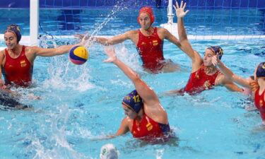 Spain defeated South Africa 29-4 in a women's water polo preliminary match