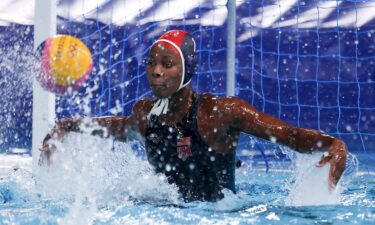 Team USA's Ashleigh Johnson at the 2020 Tokyo Olympics