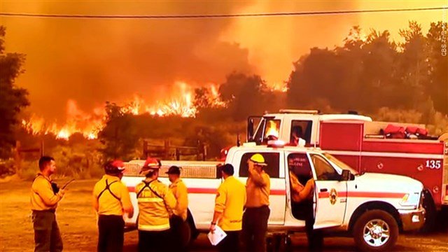 More than 90,000 acres have burned and nearly 250 structures destroyed as crews fight the Caldor Fire in California's El Dorado County.