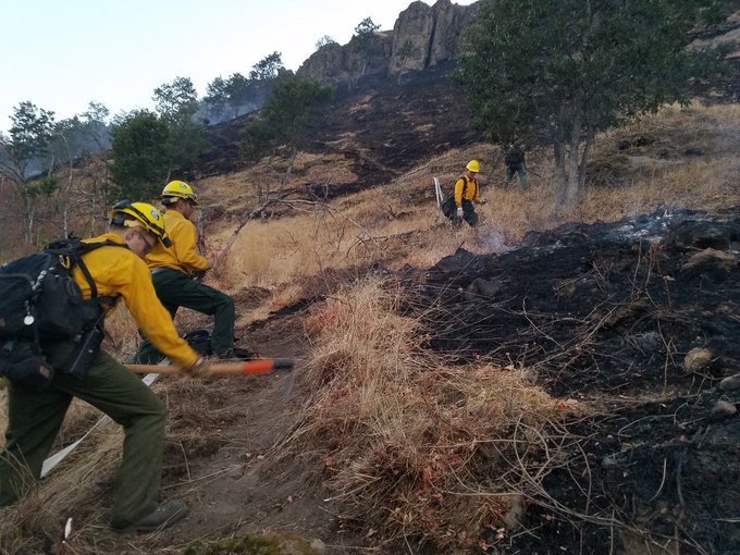 Quick response by several agencies was key to stop wildfire that broke out late Tuesday afternoon in SW area of The Dalles