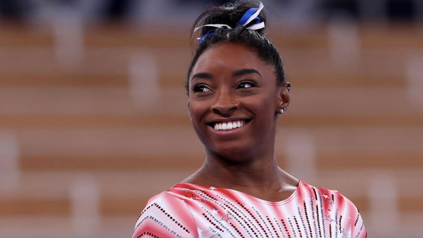 WATCH: Simone Biles makes triumphant Olympic return with bronze on beam ...