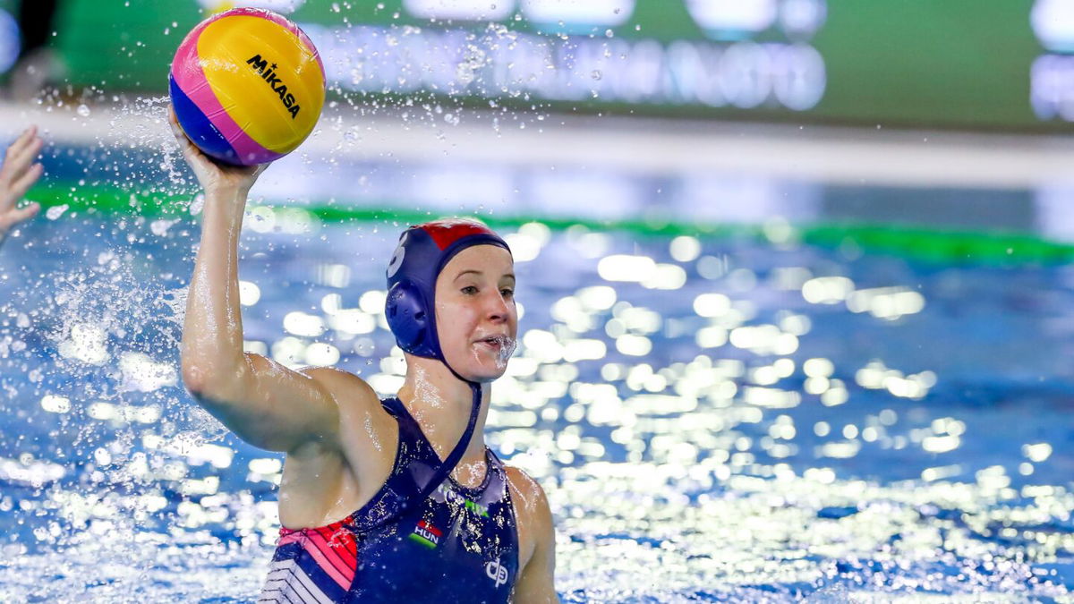 Hungary's water polo team at the 2020 Tokyo Olympics