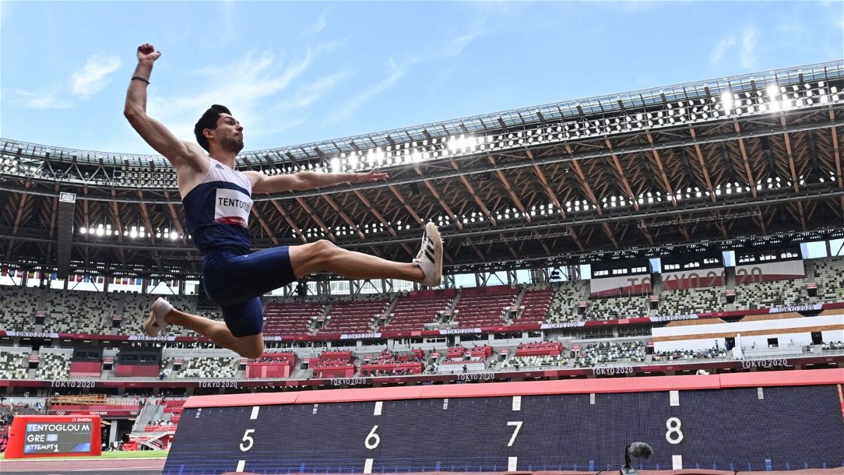 Greece's Tentoglou triumphs in men's long jump over Cubans