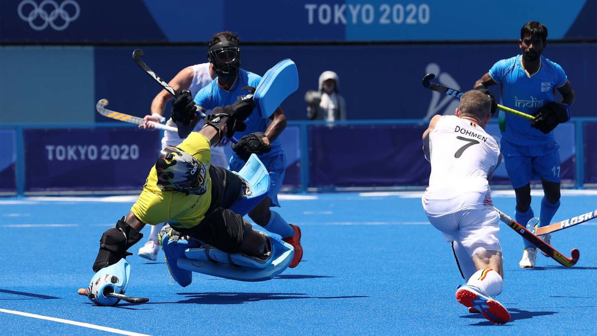 Belgium headed for gold medal match in men's field hockey