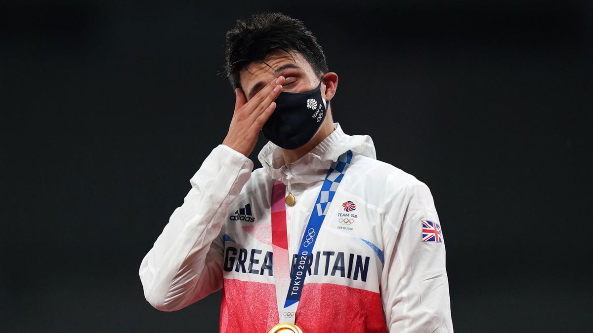 Medals awarded in men's modern pentathlon