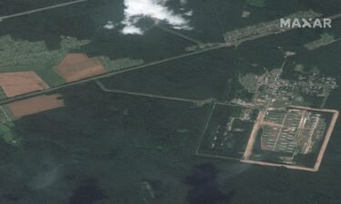 A satellite image captured on July 17