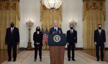 President Joe Biden on Friday promises to get 'any American who wants to come home' out of Afghanistan