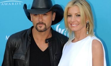 Tim McGraw credits his wife Faith Hill for helping him to stop drinking. The couple here arrives for the 45th Academy of Country Music Awards in Las Vegas