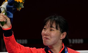 Japanese featherweight Sena Irie won the first-ever Olympic boxing gold medal by a woman.