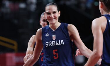 Serbia's Sonja Vasic posted a double-double while leading her squad into the semifinals.