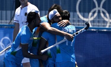 India players celebrate with great enthusiasm en route to the bronze medal